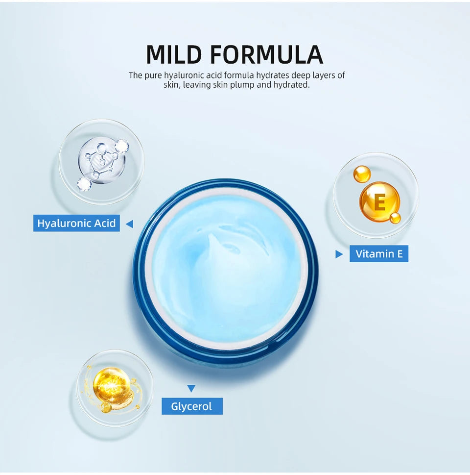 Lunaera™ Crème/Gel - Hydratant Visage à l'acide Hyaluronique